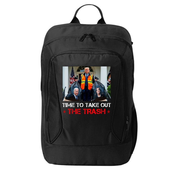 Time To Take Out The Trash Trump Garbage Man City Backpack