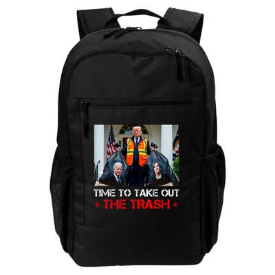 Time To Take Out The Trash Trump Garbage Man Backpack