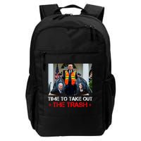 Time To Take Out The Trash Trump Garbage Man Backpack
