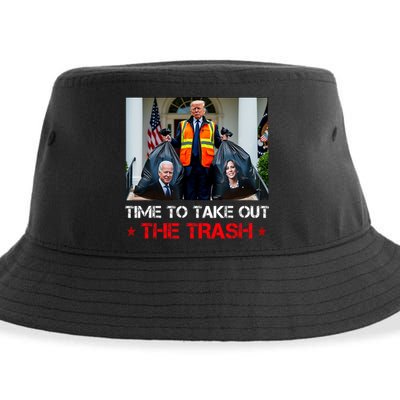 Time To Take Out The Trash Trump Garbage Man Sustainable Bucket Hat