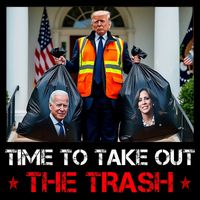 Time To Take Out The Trash Trump Garbage Man Sustainable Bucket Hat