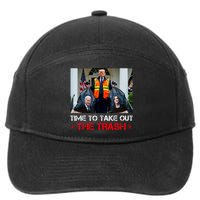 Time To Take Out The Trash Trump Garbage Man 7-Panel Snapback Hat