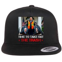 Time To Take Out The Trash Trump Garbage Man Flatbill Hat