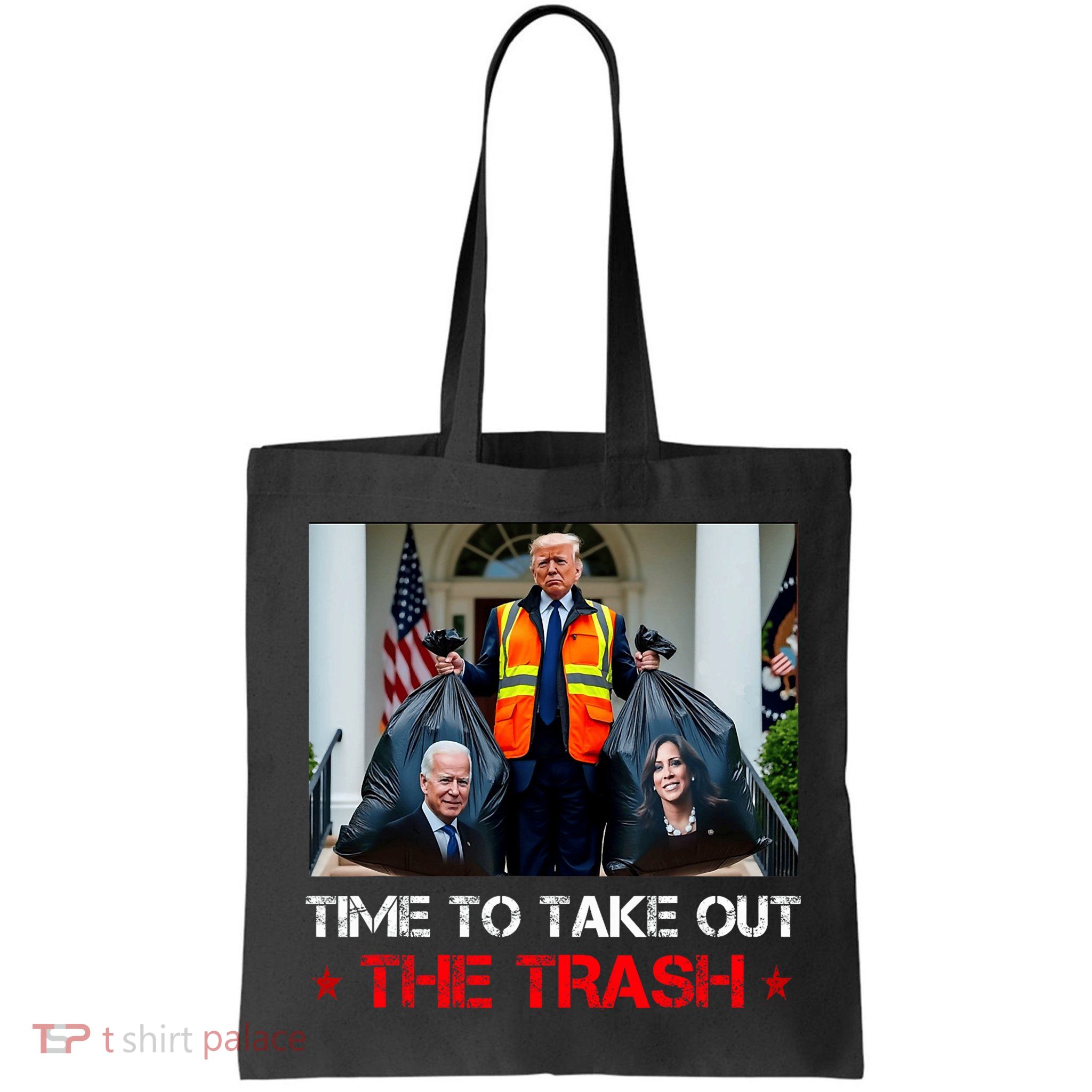 Time To Take Out The Trash Trump Garbage Man Bag