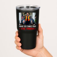 Time To Take Out The Trash Trump Garbage Man Tumbler