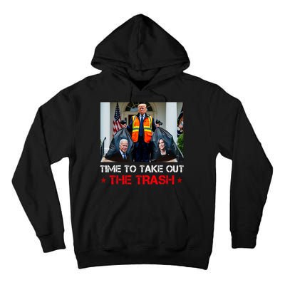 Time To Take Out The Trash Trump Garbage Man Tall Hoodie