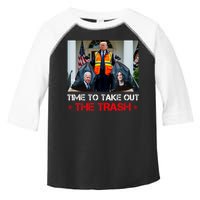 Time To Take Out The Trash Trump Garbage Man Toddler Fine Jersey T-Shirt