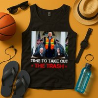Time To Take Out The Trash Trump Garbage Man Tank Top