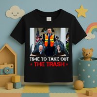 Time To Take Out The Trash Trump Garbage Man Toddler T-Shirt