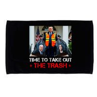 Time To Take Out The Trash Trump Garbage Man Microfiber Hand Towel