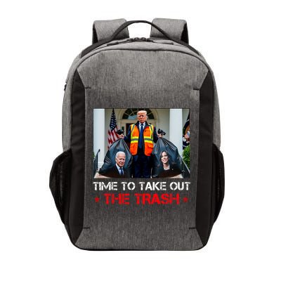 Time To Take Out The Trash Trump Garbage Man Vector Backpack
