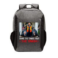 Time To Take Out The Trash Trump Garbage Man Vector Backpack