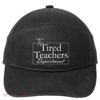 The Tired Teachers Department Teacher 7-Panel Snapback Hat