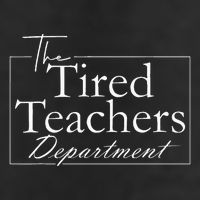 The Tired Teachers Department Teacher 11oz C Handle Ceramic Mug
