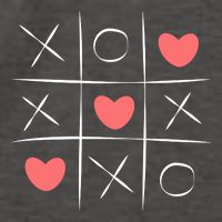 Tic Tac Toe Xoxo Valentines Day Cute Vector Backpack
