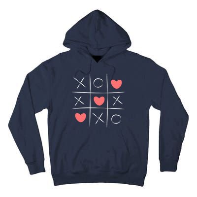 Tic Tac Toe Xoxo Valentines Day Cute Tall Hoodie