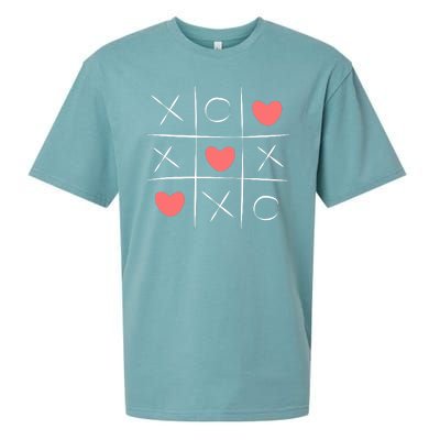 Tic Tac Toe Xoxo Valentines Day Cute Sueded Cloud Jersey T-Shirt