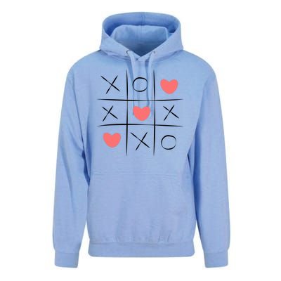 Tic Tac Toe Xoxo Valentines Day Cute Unisex Surf Hoodie