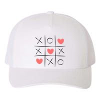 Tic Tac Toe Xoxo Valentines Day Cute Yupoong Adult 5-Panel Trucker Hat