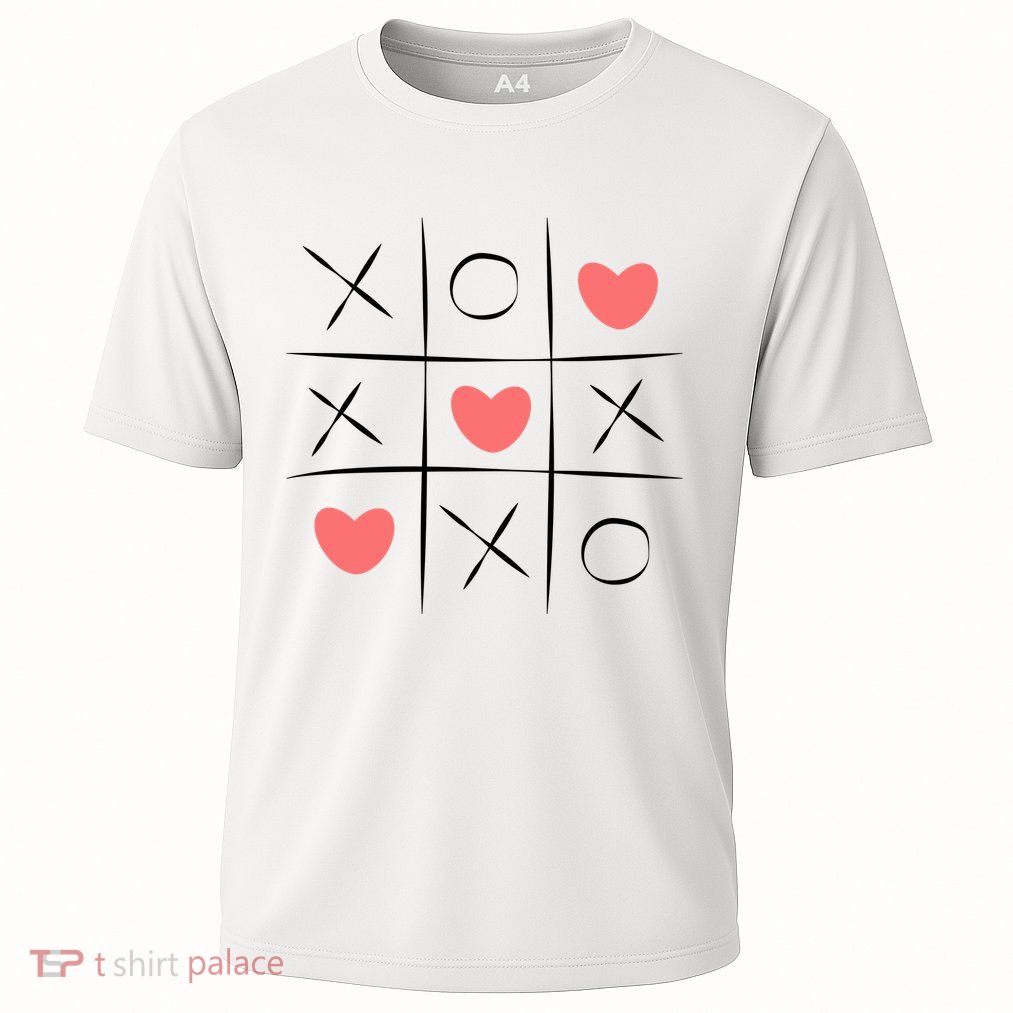 Tic Tac Toe Xoxo Valentines Day Cute Performance Shirt