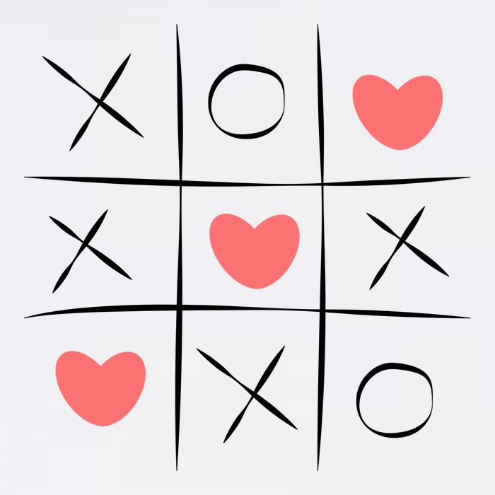 Tic Tac Toe Xoxo Valentines Day Cute Cooling Performance Crew T-Shirt