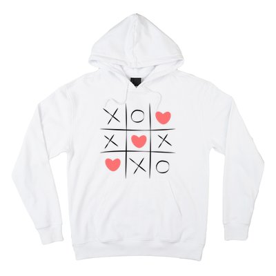 Tic Tac Toe Xoxo Valentines Day Cute Hoodie