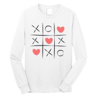 Tic Tac Toe Xoxo Valentines Day Cute Long Sleeve Shirt