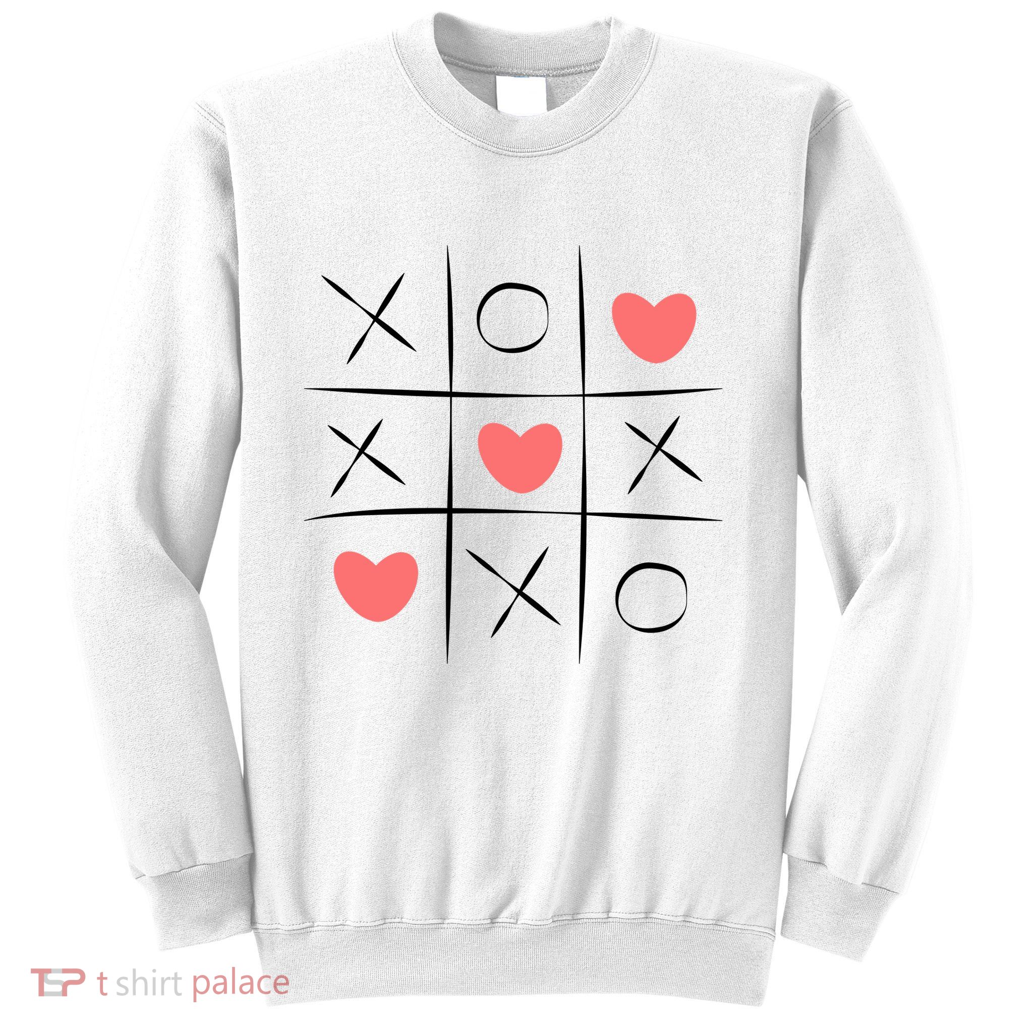 Tic Tac Toe Xoxo Valentines Day Cute Sweatshirt