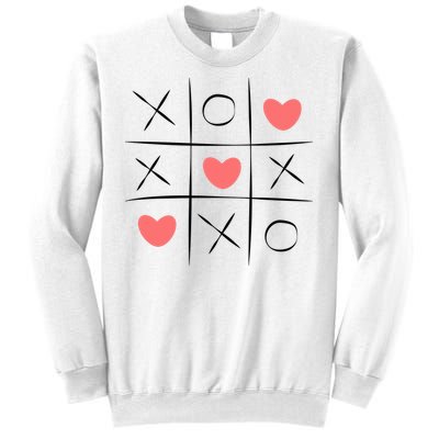 Tic Tac Toe Xoxo Valentines Day Cute Sweatshirt