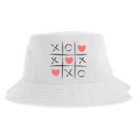 Tic Tac Toe Xoxo Valentines Day Cute Sustainable Bucket Hat