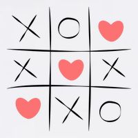Tic Tac Toe Xoxo Valentines Day Cute Adult Drive Performance Visor