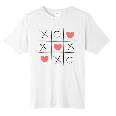 Tic Tac Toe Xoxo Valentines Day Cute Tall Fusion ChromaSoft Performance T-Shirt