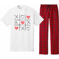 Tic Tac Toe Xoxo Valentines Day Cute Pajama Set