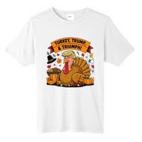 Turkey Trump & Triumph Thanksgiving 2024 Election Tall Fusion ChromaSoft Performance T-Shirt