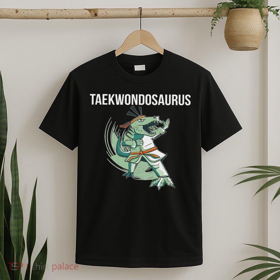 Taekwondo Taekwondosaurus Tae Kwon Do Dinosaur Dino T-Shirt