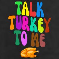 Talk Turkey To Me Funny Thanksgiving 7 Panel Mesh Trucker Snapback Hat