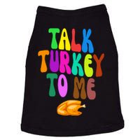 Talk Turkey To Me Funny Thanksgiving Doggie Tank