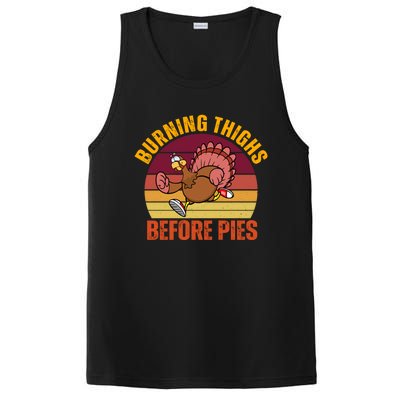 Thanksgiving Turkey Trot 5k Race Burning Thighs Before Pies Gift PosiCharge Competitor Tank