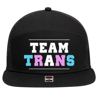 Team Trans 7 Panel Mesh Trucker Snapback Hat
