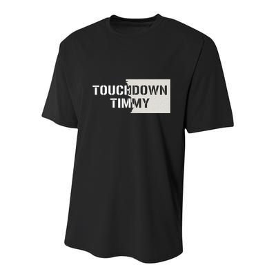 Touchdown Timmy Tim Walz Youth Performance Sprint T-Shirt
