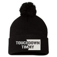 Touchdown Timmy Tim Walz Pom Pom 12in Knit Beanie