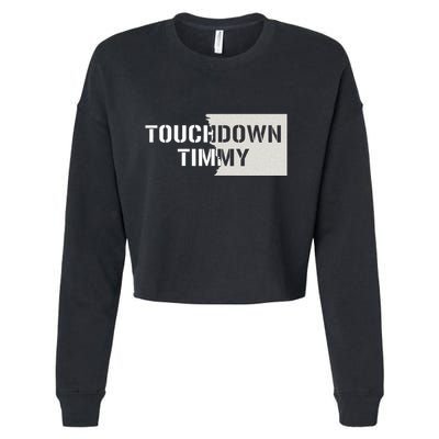 Touchdown Timmy Tim Walz Cropped Pullover Crew