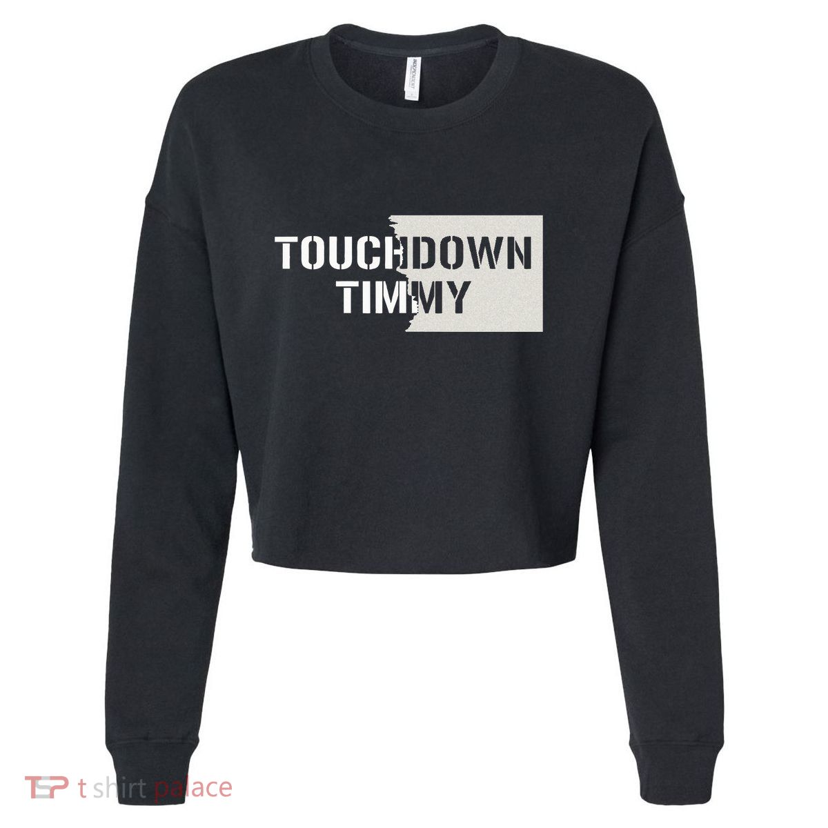Touchdown Timmy Tim Walz Cropped Pullover Crew