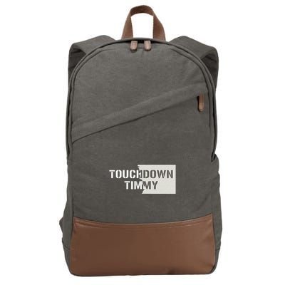 Touchdown Timmy Tim Walz Cotton Canvas Backpack