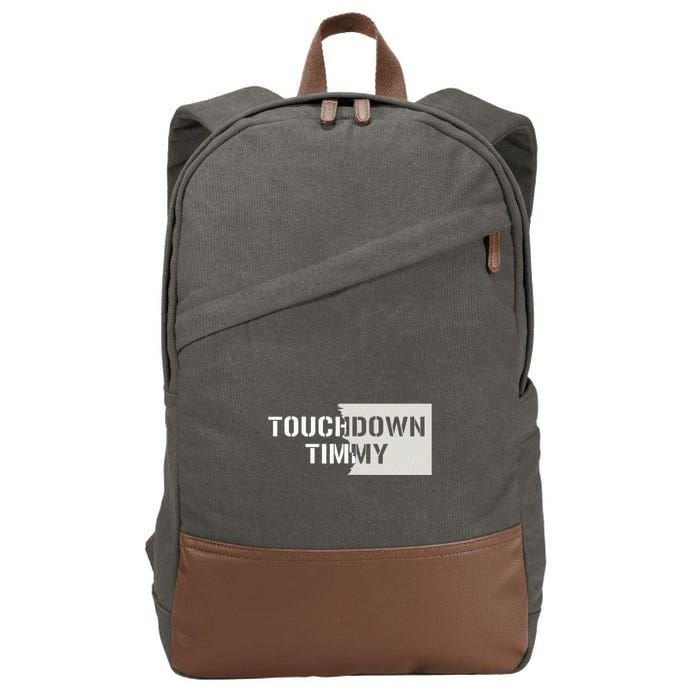 Touchdown Timmy Tim Walz Cotton Canvas Backpack