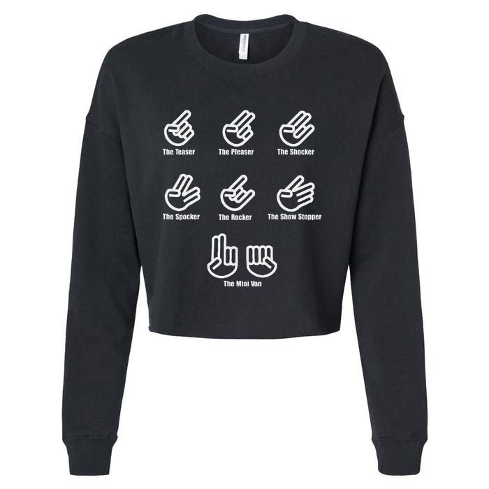 The Teaser The Pleaser The Shocker The Spocker The Rocker Cropped Pullover Crew