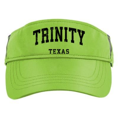 Trinity Texas Tx Vintage Athletic Sports Design Adult Drive Performance Visor