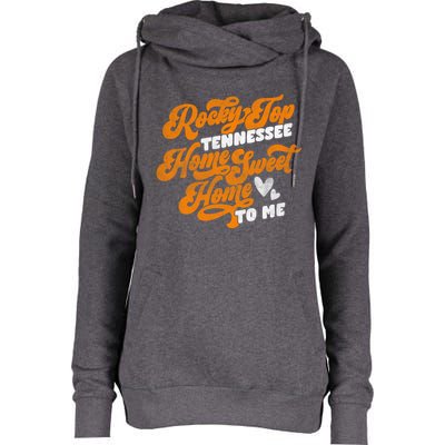 Tennessee Top TN Top Volunteer State Vintage Womens Funnel Neck Pullover Hood