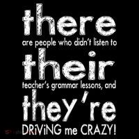 There Their They're Driving Me Crazy English Teacher Backpack