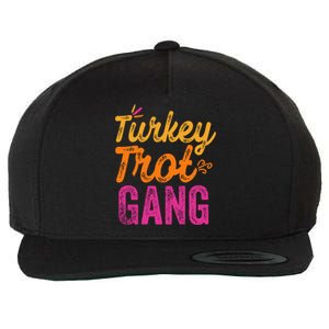 Trot Team Thanksgiving Turkey Pilgrim Running Gift Wool Snapback Cap